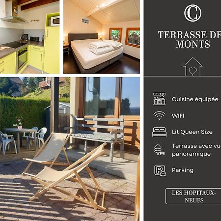 Ferienwohnung Terrasse Des Monts - Duplex Independant De Charme Les Hopitaux-Neufs Exterior foto