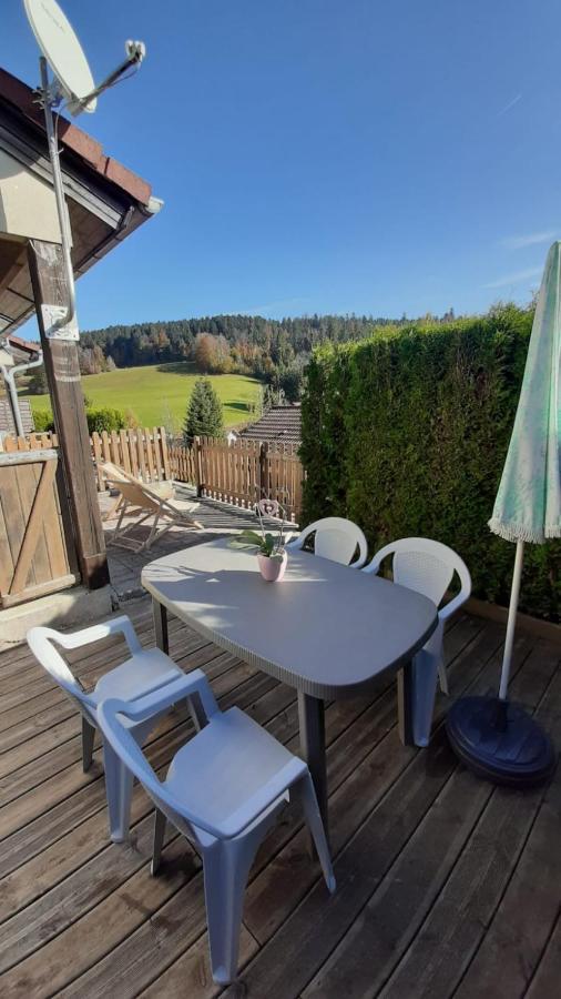 Ferienwohnung Terrasse Des Monts - Duplex Independant De Charme Les Hopitaux-Neufs Exterior foto